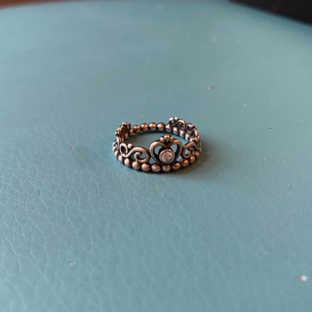 Pandora Princess Crown Ring - Size 7